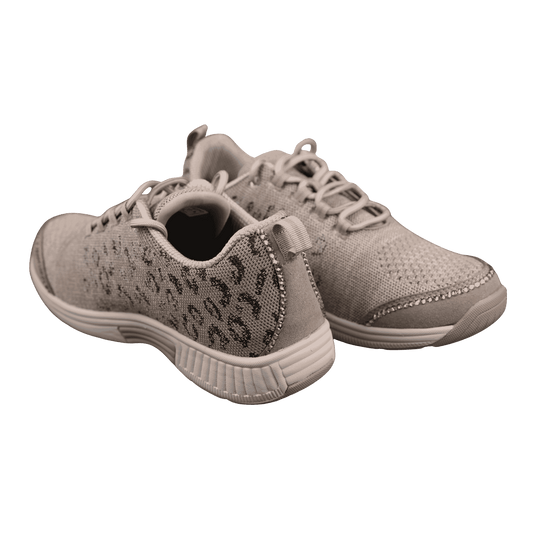 Beige Leopard Athletic Shoe